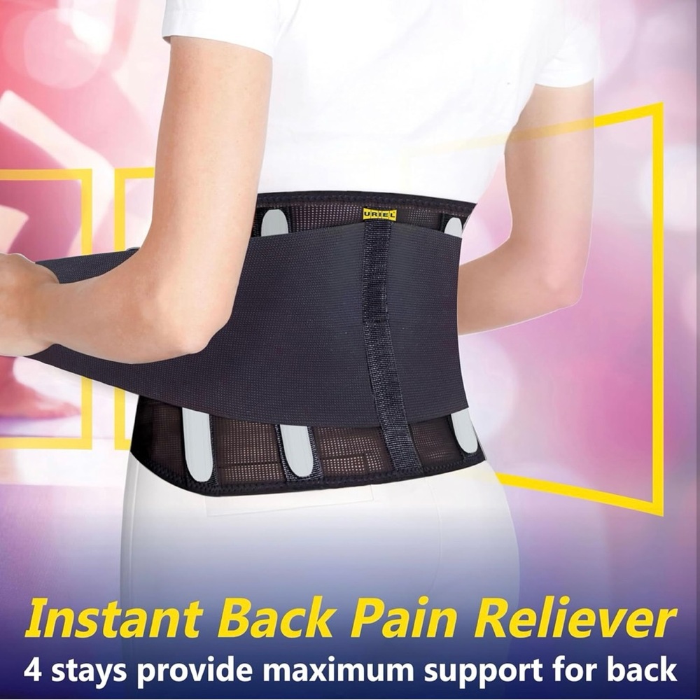 URIEL Back Brace for Lower Back Pain for Women and Men XXL - Picture 2 of 6